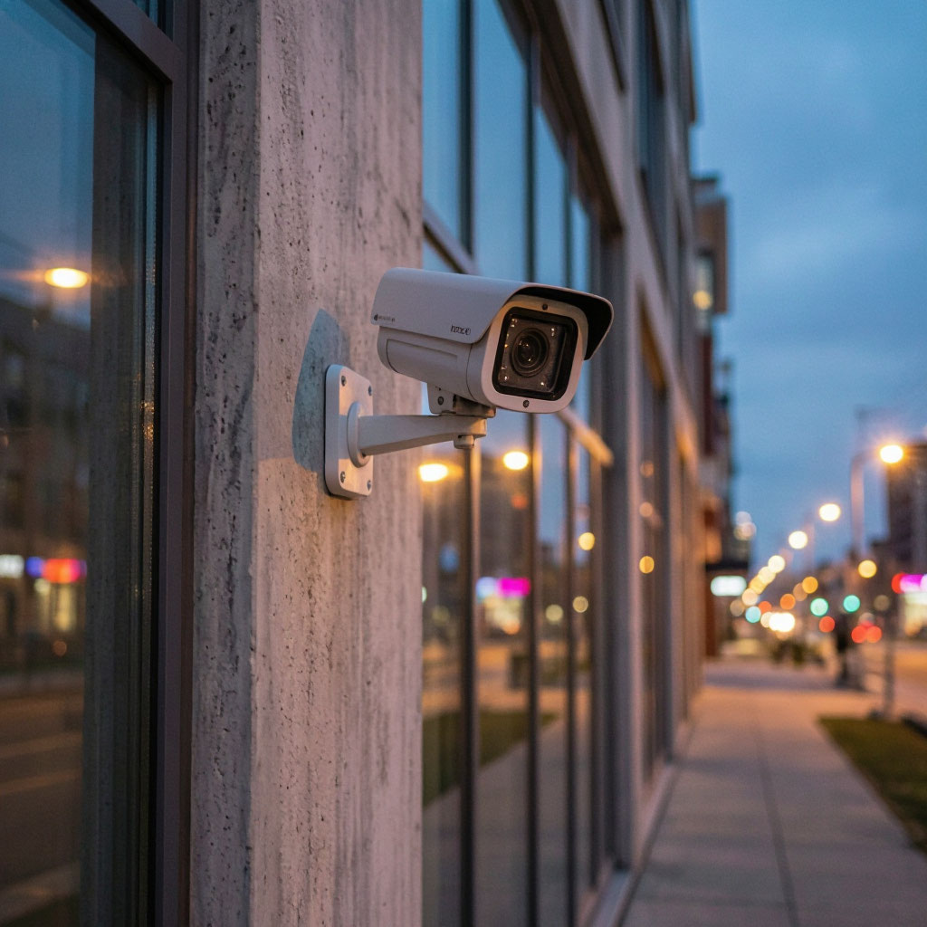 Commercial building surveillance system